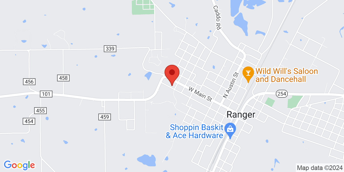 Map of Ranger City Library